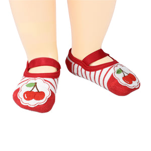 Cherry Anti-Slip Cotton Socks