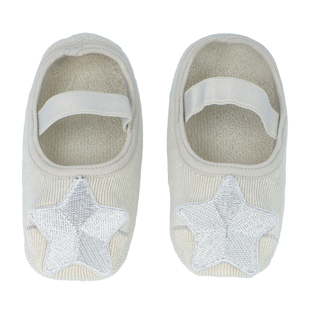 Silver Star Anti-Slip Cotton Socks